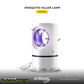 USB Mosquito Killer Lamp White 5V Electric Bug Zapper with Silent Operation Indoor Insect Trap 22x13cm